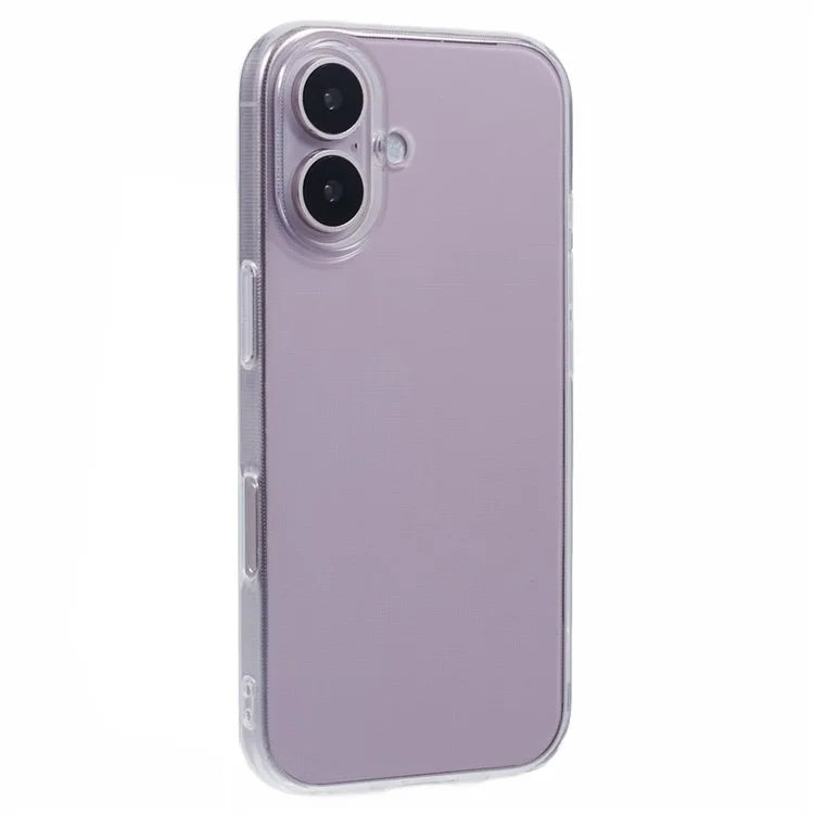 For iPhone 16 Case Watermark-Free 2.0mm TPU Clear Phone Cover