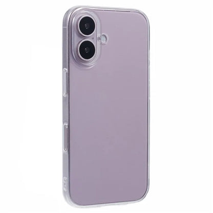 For iPhone 16 Case Watermark-Free 2.0mm TPU Clear Phone Cover