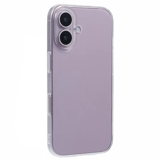 For iPhone 16 Case Watermark-Free 2.0mm TPU Clear Phone Cover