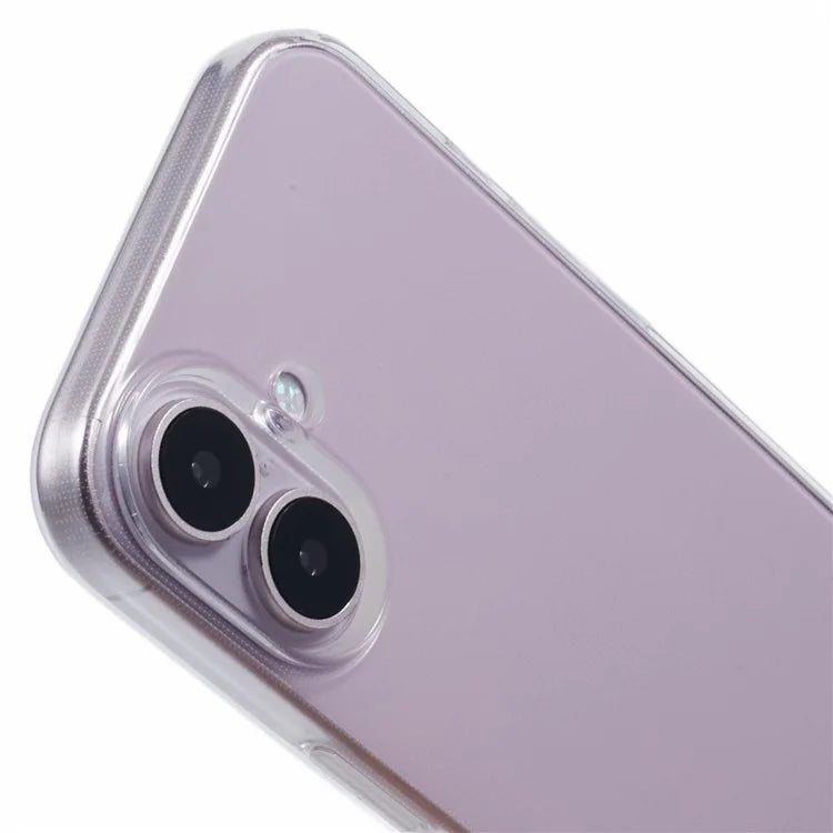 For iPhone 16 Case Watermark-Free 2.0mm TPU Clear Phone Cover