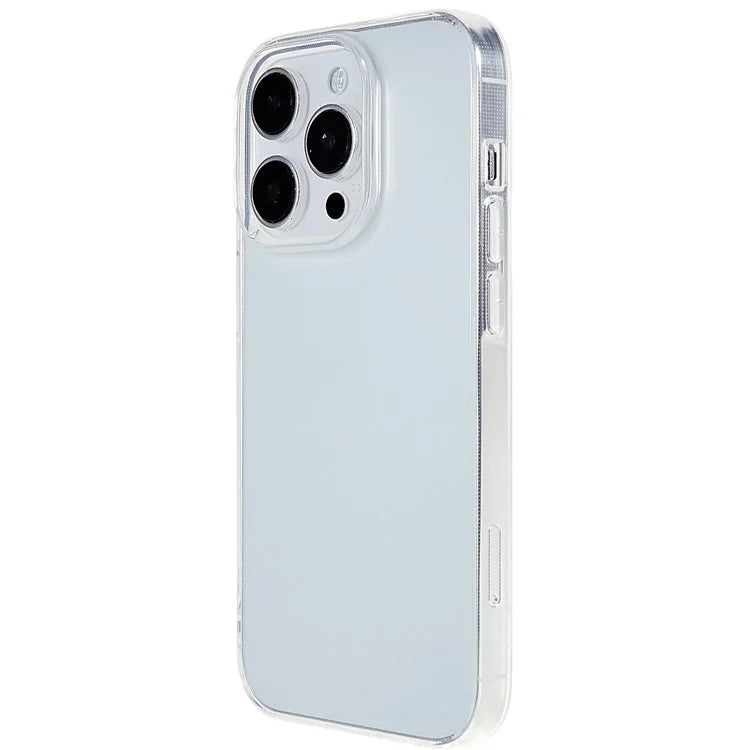 For iPhone 16 Pro Max Clear Case Watermark-Free 2.0mm TPU Phone Cover