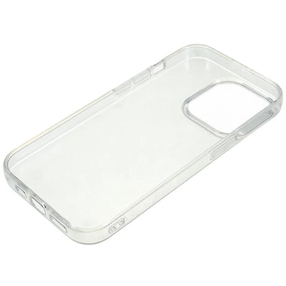 For iPhone 16 Pro Max Clear Case Watermark-Free 2.0mm TPU Phone Cover
