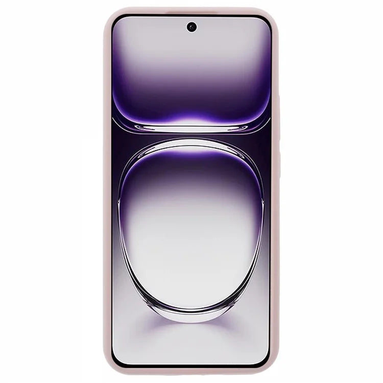 For Oppo Reno12 5G (Global) Case Liquid Silicone Protective Phone Cover Solid Color