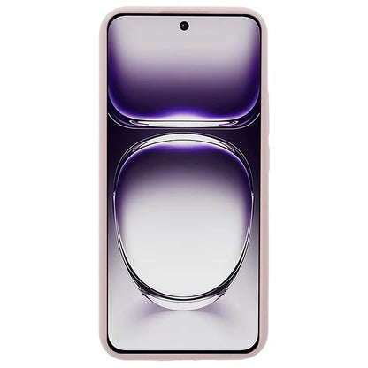 For Oppo Reno12 5G (Global) Case Liquid Silicone Protective Phone Cover Solid Color