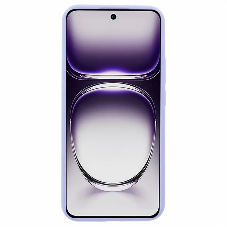 For Oppo Reno12 5G (Global) Case Liquid Silicone Protective Phone Cover Solid Color