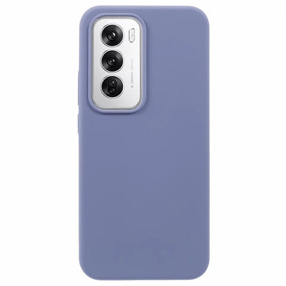 For Oppo Reno12 5G (Global) Case Liquid Silicone Protective Phone Cover Solid Color