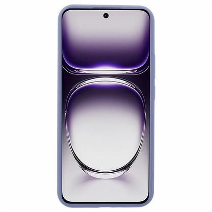 For Oppo Reno12 5G (Global) Case Liquid Silicone Protective Phone Cover Solid Color