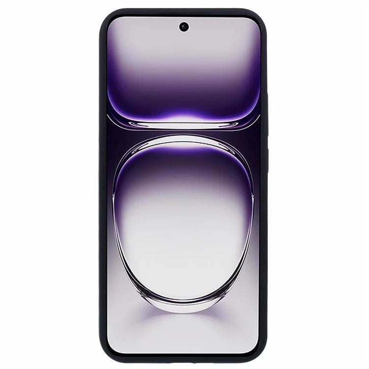 For Oppo Reno12 5G (Global) Case Liquid Silicone Protective Phone Cover Solid Color