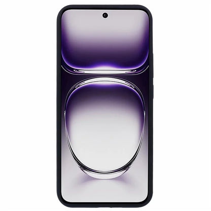 For Oppo Reno12 5G (Global) Case Liquid Silicone Protective Phone Cover Solid Color