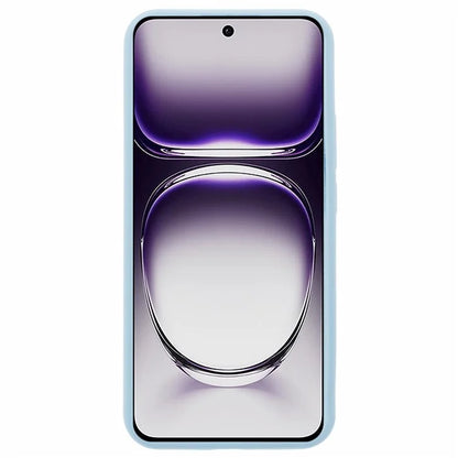 For Oppo Reno12 5G (Global) Case Liquid Silicone Protective Phone Cover Solid Color