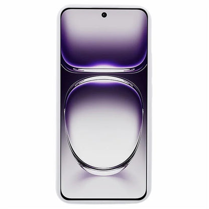 For Oppo Reno12 5G (Global) Case Liquid Silicone Protective Phone Cover Solid Color