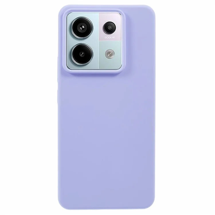 For Xiaomi Poco X6 5G / Redmi Note 13 Pro 5G Case Solid Color Liquid Silicone Phone Cover