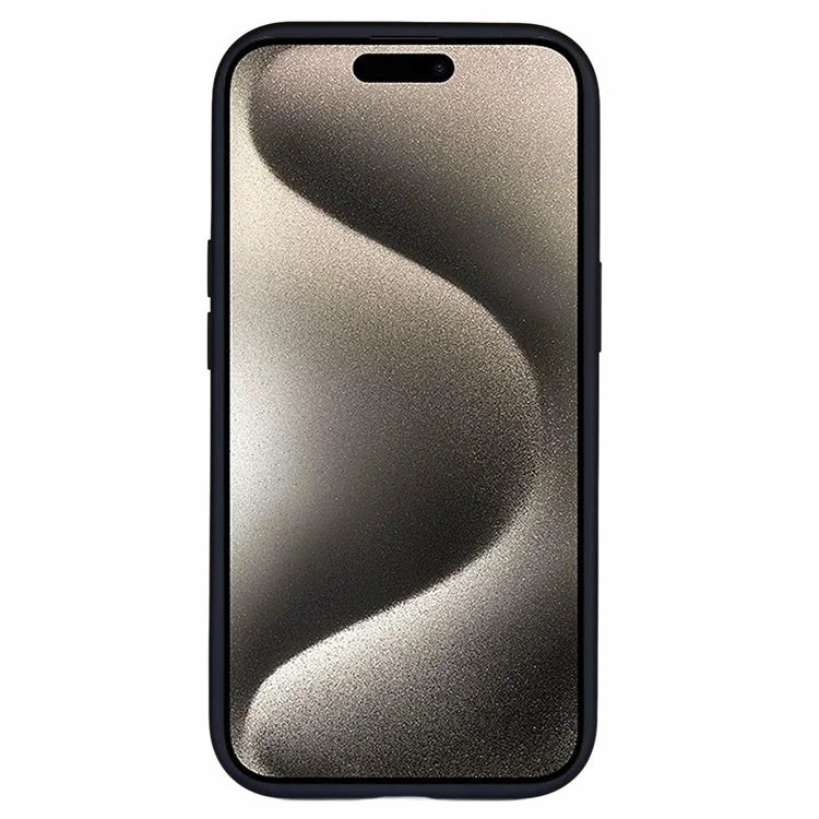 For iPhone 15 Case TPU+PC Carbon Fiber Texture Phone Cover with Rotatable Magnetic Kickstand