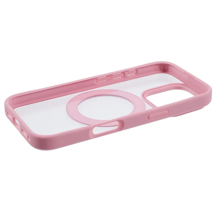 For iPhone 16 Pro Case PC+TPU Phone Cover Rotation Ring Holder Kickstand