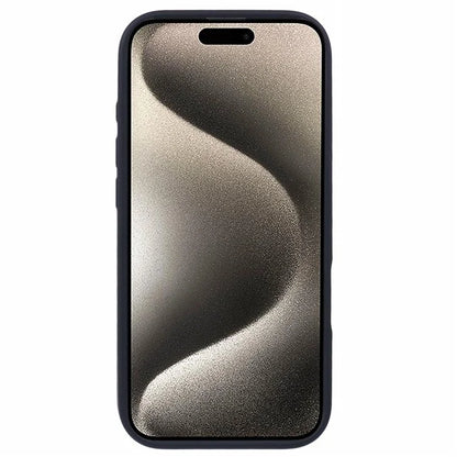 For iPhone 16 Pro Case PC+TPU Phone Cover Rotation Ring Holder Kickstand