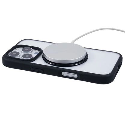 For iPhone 16 Pro Case PC+TPU Phone Cover Rotation Ring Holder Kickstand