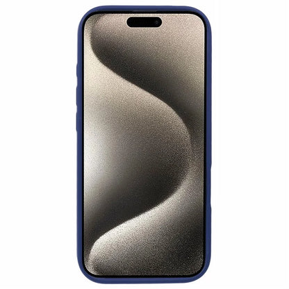For iPhone 16 Pro Case PC+TPU Phone Cover Rotation Ring Holder Kickstand