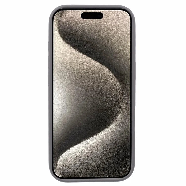 For iPhone 16 Pro Case PC+TPU Phone Cover Rotation Ring Holder Kickstand
