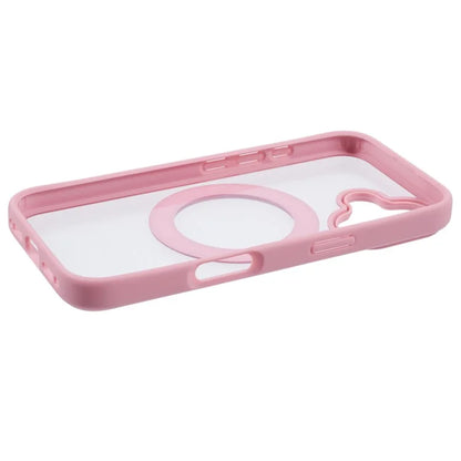 For iPhone 16 Case Built-In Kickstand PC+TPU Phone Cover Rotate Ring Holder