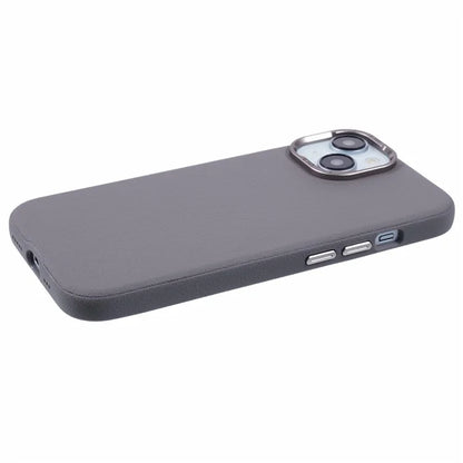 X-LEVEL For iPhone 15 Case Leather + PC Anti-Scratch Phone Case Metal Lens Frame
