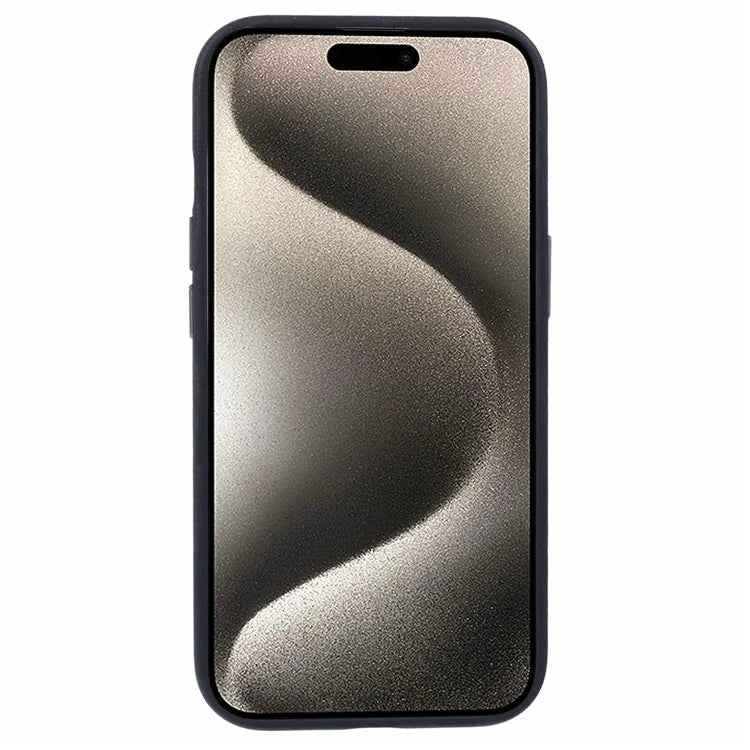 X-LEVEL For iPhone 15 Case Leather + PC Anti-Scratch Phone Case Metal Lens Frame
