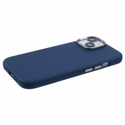 X-LEVEL For iPhone 15 Case Leather + PC Anti-Scratch Phone Case Metal Lens Frame