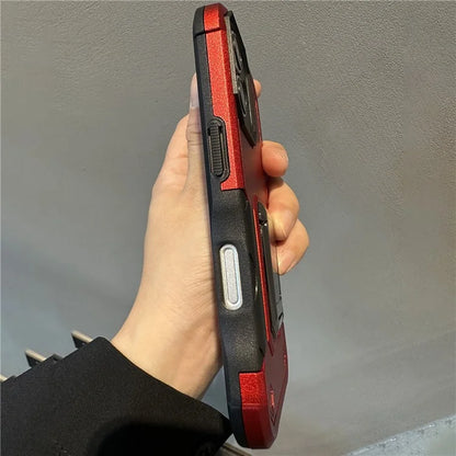 For iPhone 16 Plus Shockproof Case PC+TPU Phone Cover with Kickstand