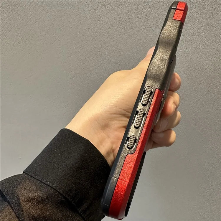 For iPhone 16 Plus Shockproof Case PC+TPU Phone Cover with Kickstand