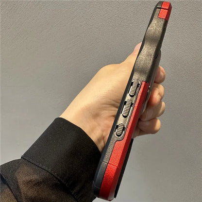 For iPhone 16 Plus Shockproof Case PC+TPU Phone Cover with Kickstand