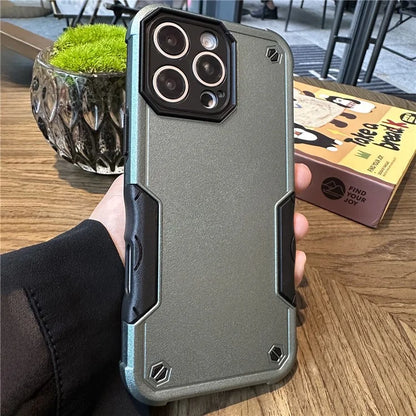 For iPhone 16 Pro Case Anti-Drop PC+TPU Phone Cover