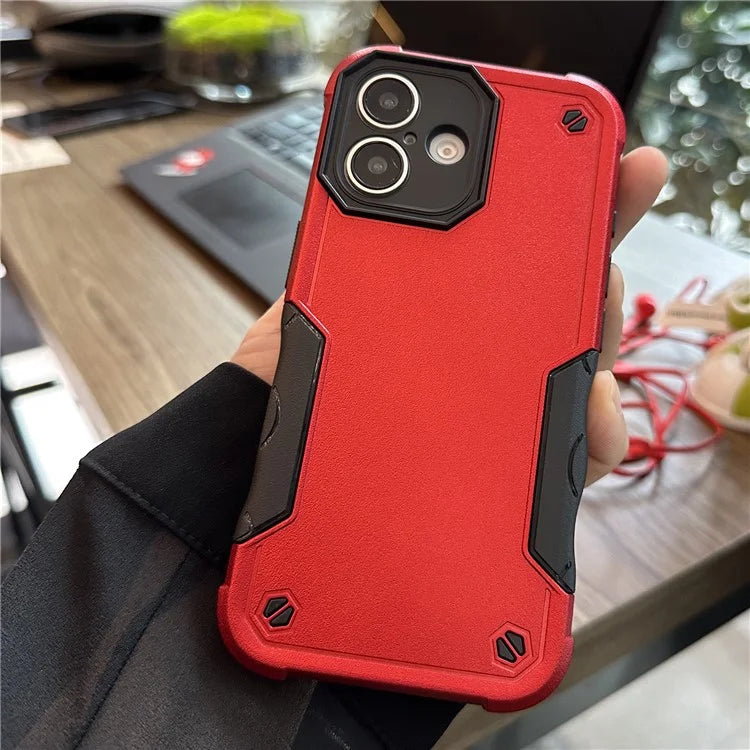 For iPhone 16 Case PC+TPU Protective Phone Cover