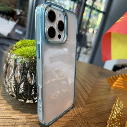 For iPhone 16 Pro Max Protective Case PC+TPU Hybrid Phone Cover