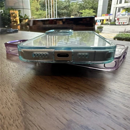 For iPhone 16 Case Scratch-Resistant PC+TPU Hybrid Phone Cover