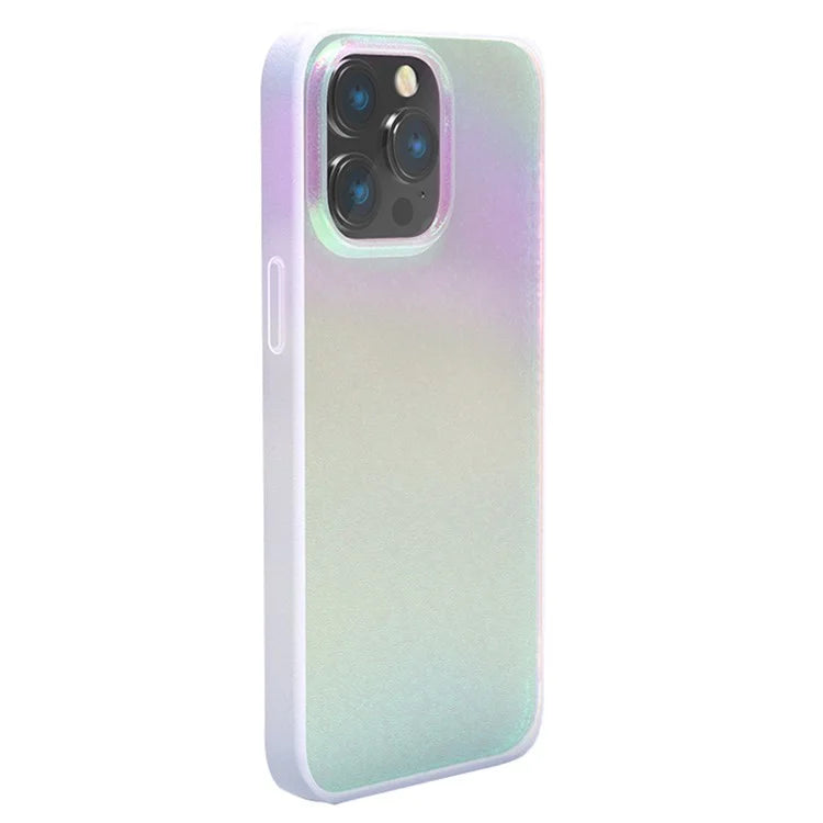 X-LEVEL For iPhone 14 Pro Case Aurora Laser PC+TPU Phone Shockproof Cover