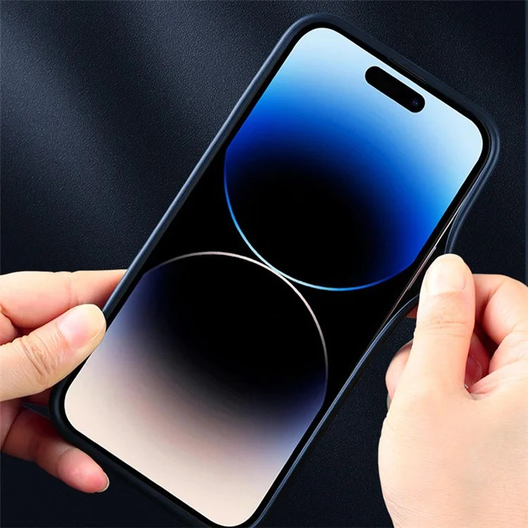 X-LEVEL For iPhone 14 Pro Case Leather+TPU Cloth Texture Shockproof Phone Cover