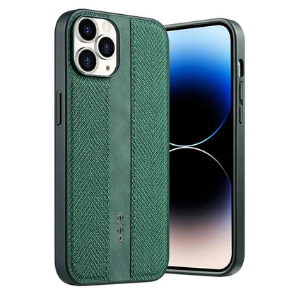 X-LEVEL For iPhone 13 Pro Case Cloth Texture Non-Slip Leather+TPU Phone Cover
