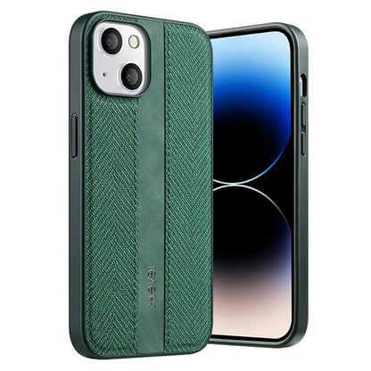 X-LEVEL For iPhone 13 Case Cloth Texture Leather+TPU Protective Cover