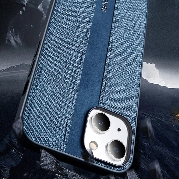 X-LEVEL For iPhone 13 Case Cloth Texture Leather+TPU Protective Cover
