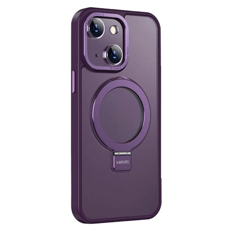 X-LEVEL For iPhone 14 Case  Compatible with MagSafe Kickstand TPU+PC Phone Cover