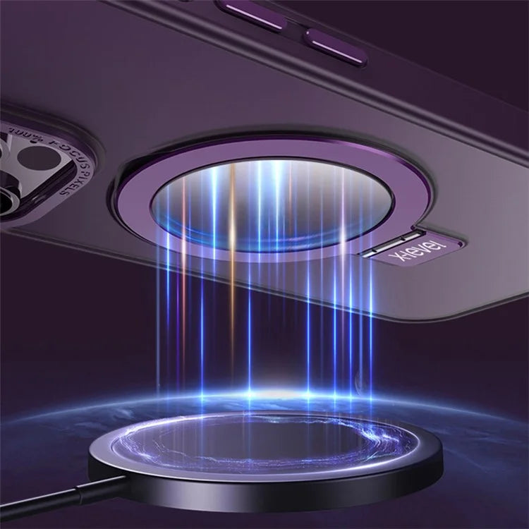 X-LEVEL For iPhone 14 Case  Compatible with MagSafe Kickstand TPU+PC Phone Cover