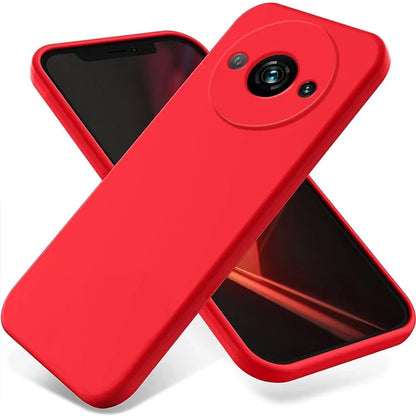 For Xiaomi Redmi A3x 4G Case Liquid Silicone Phone Cover with Wrist Strap