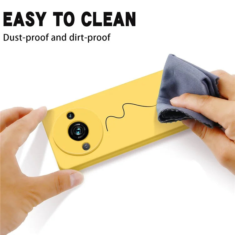 For Xiaomi Redmi A3x 4G Case Liquid Silicone Phone Cover with Wrist Strap