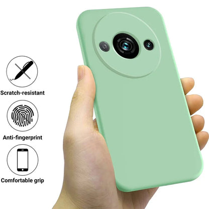 For Xiaomi Redmi A3x 4G Case Liquid Silicone Phone Cover with Wrist Strap