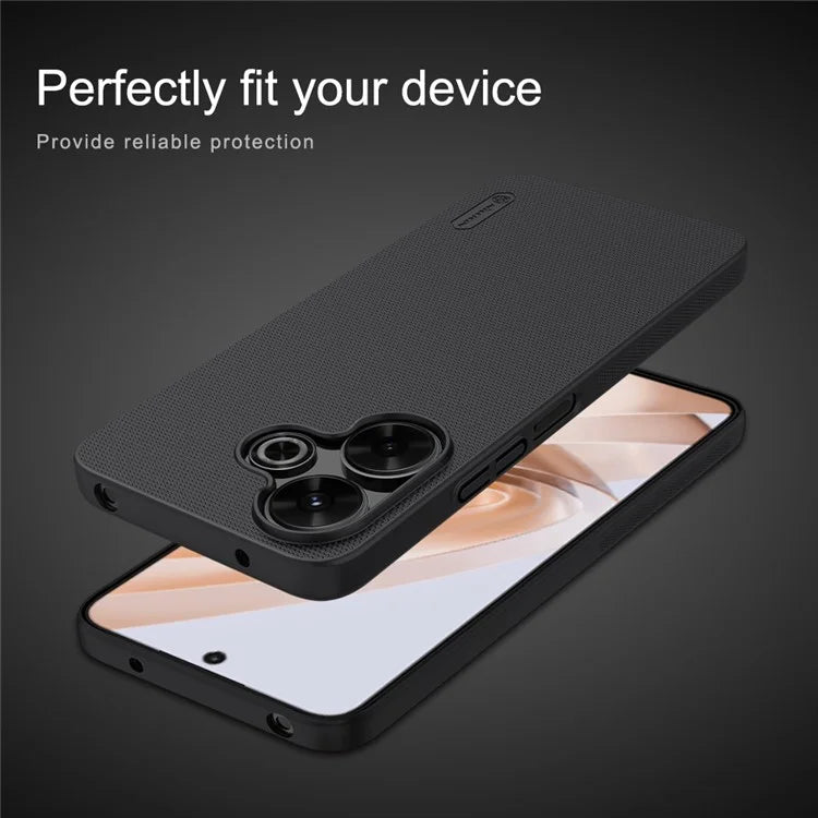 NILLKIN Frosted Shield Phone Case for Xiaomi Redmi 13 5G / 13 4G / Note 13R 5G / Poco M6 4G Hard PC Back Cover