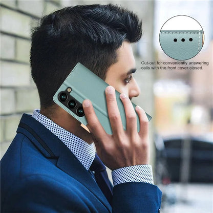 BINFEN COLOR BF33 For Samsung Galaxy S23+ Case Folio Flip Leather Cover RFID Blocking