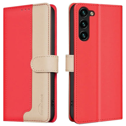 BINFEN COLOR BF33 For Samsung Galaxy S23+ Case Folio Flip Leather Cover RFID Blocking
