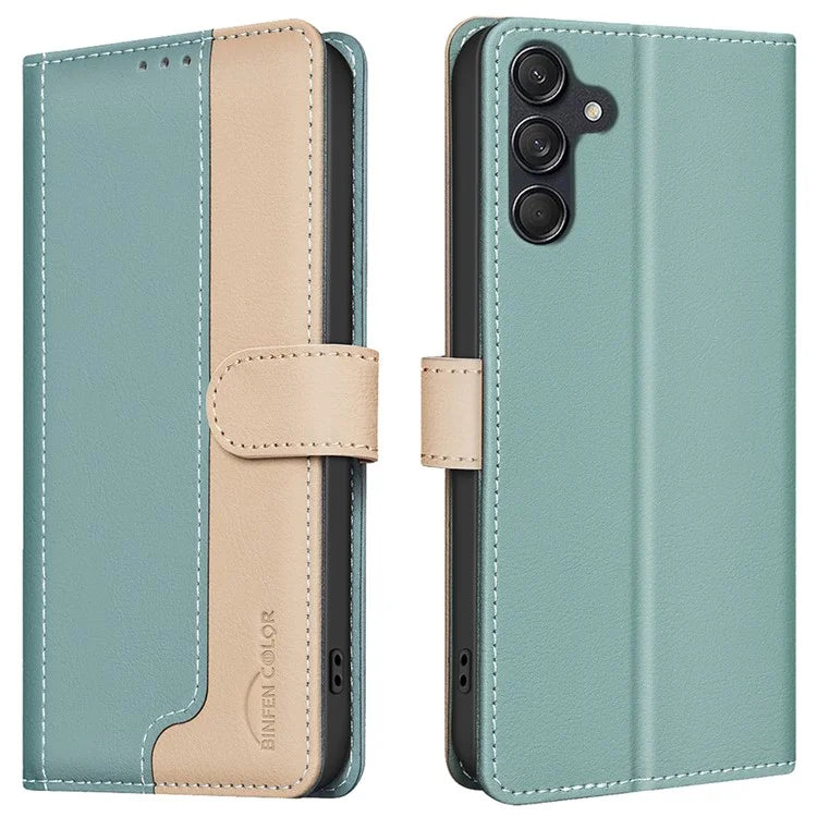 BINFEN COLOR BF33 For Samsung Galaxy A54 5G Case Wallet RFID Blocking Leather Cover
