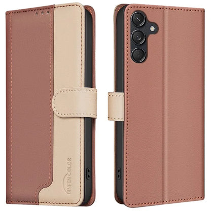 BINFEN COLOR BF33 For Samsung Galaxy A54 5G Case Wallet RFID Blocking Leather Cover