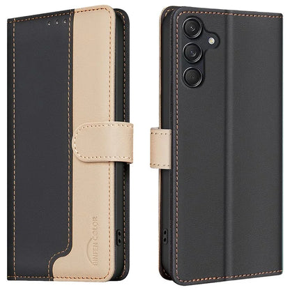 BINFEN COLOR BF33 For Samsung Galaxy A54 5G Case Wallet RFID Blocking Leather Cover