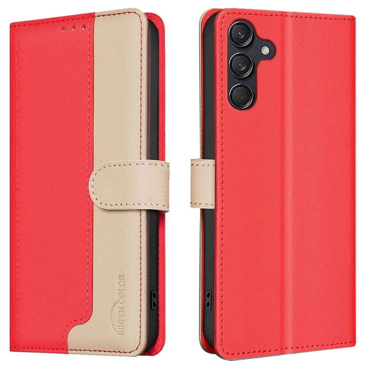 BINFEN COLOR BF33 For Samsung Galaxy A54 5G Case Wallet RFID Blocking Leather Cover